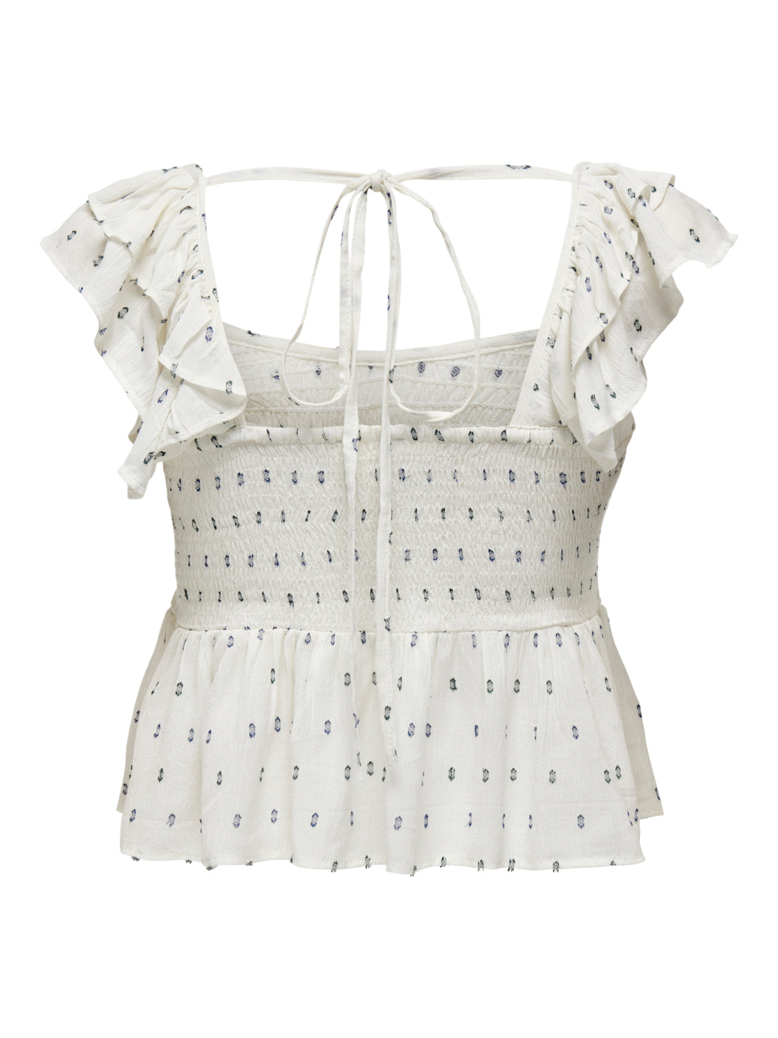 PGJULIETA S/L Top - Hvit